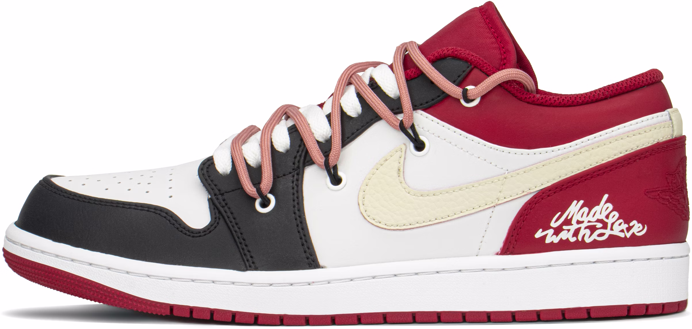 custom-shoes-air-jordan-1-low-red-white-black-jade