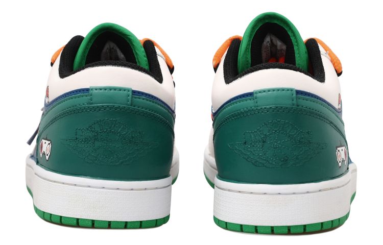 Purchase [カスタムシューズ] エアジョーダン1 ロー 'レトロゲームコンソール青緑' 553558-065(Team拾玖-复古游戏机S-BOX)