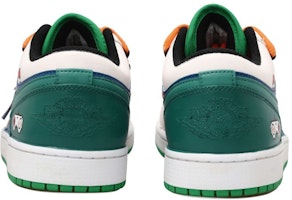 【訂製球鞋】Jordan Air Jordan 1 Low OKHR 復古電玩機 塗鴉 掛飾 字母 低筒 低筒 復古籃球鞋 男款 藍綠 Purchase 【訂製球鞋】Jordan Air Jordan 1 Low OKHR 復古電玩機 塗鴉 掛飾 字母 低筒 低筒 復古籃球鞋 男款 藍綠