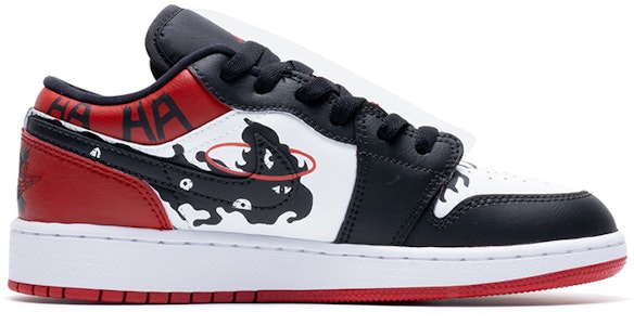 커스텀 에어 조던 1 로우 '역밴 그래피티' 553560-606(TeamR-女款反派黑红) Order 커스텀 에어 조던 1 로우 '역밴 그래피티' 553560-606(TeamR-女款反派黑红)