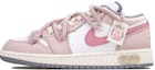 Buy 커스텀 에어 조던 1 로우 '리스크 핑크 스윗하트' (77 characters) 553560-053(Team27-小熊甜心AJ)