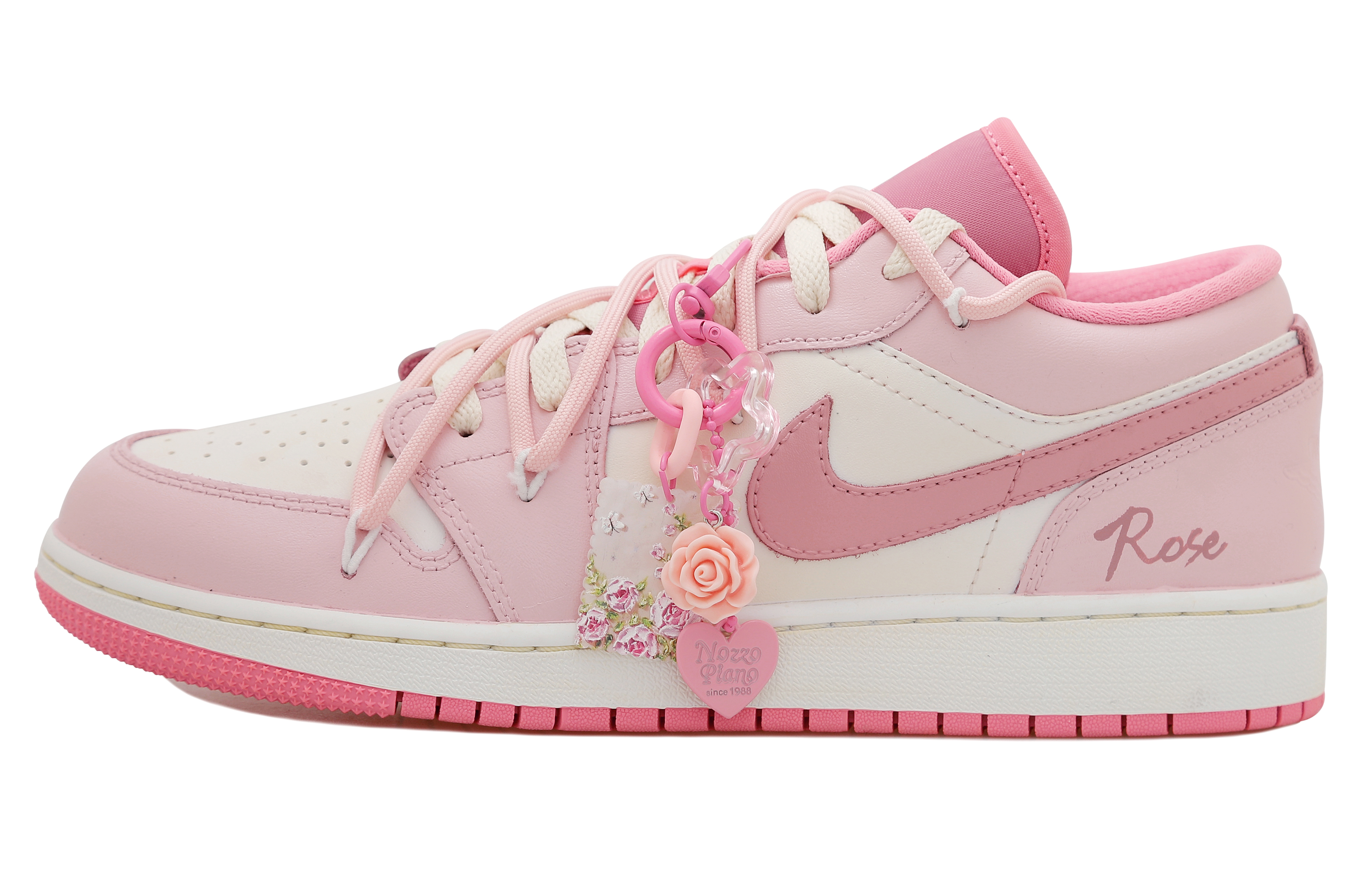 [Custom Shoes] Jordan 1 Low 'Rose Deconstructed Vintage' 圖 2