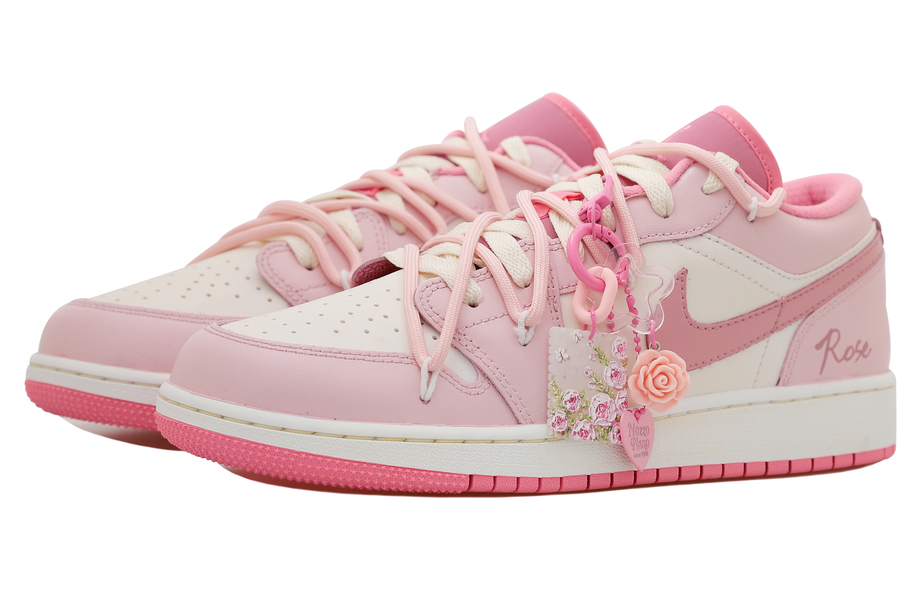 [Custom Shoes] Jordan 1 Low 'Rose Deconstructed Vintage' 圖 4