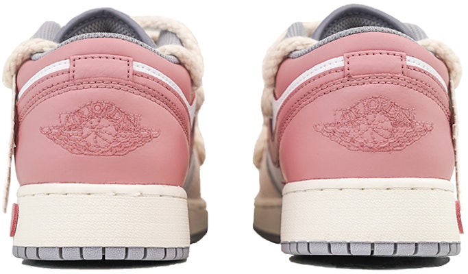 【訂製球鞋】 Jordan Air Jordan 1 Low 玫瑰心事 少女風 耐磨防滑 低筒 復古籃球鞋 GS 淺粉 Shop 【訂製球鞋】 Jordan Air Jordan 1 Low 玫瑰心事 少女風 耐磨防滑 低筒 復古籃球鞋 GS 淺粉