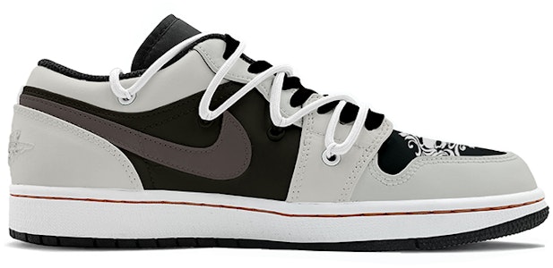 カスタムAJ1 ロー "ローズスカル" (黒/白) 553558-062(TeamK-绝望之巅) Order カスタムAJ1 ロー "ローズスカル" (黒/白) 553558-062(TeamK-绝望之巅)