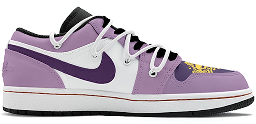 커스텀 에어 조던 1 로우 '장미해골 보라노랑' 553558-062(TeamK-韵味玫瑰) Order 커스텀 에어 조던 1 로우 '장미해골 보라노랑' 553558-062(TeamK-韵味玫瑰)