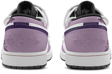 カスタムAJ1 ロー "ローズスカル紫黄" 553558-062(TeamK-韵味玫瑰) Shop カスタムAJ1 ロー "ローズスカル紫黄" 553558-062(TeamK-韵味玫瑰)