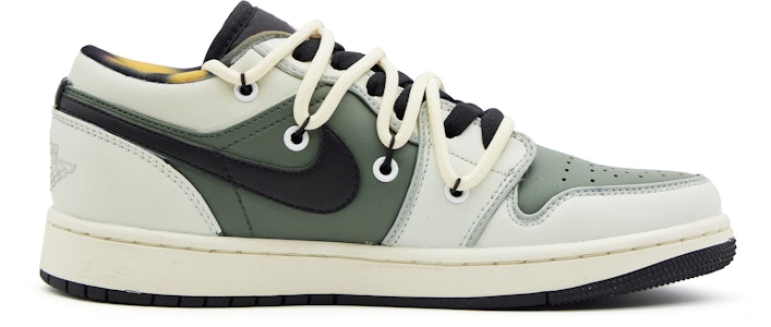 【訂製球鞋】 Jordan Air Jordan 1 廢墟 末日之戰 低筒 低筒 復古籃球鞋 GS 白綠 Order 【訂製球鞋】 Jordan Air Jordan 1 廢墟 末日之戰 低筒 低筒 復古籃球鞋 GS 白綠