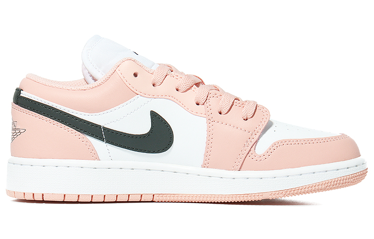 Order 【訂製球鞋】Jordan Air Jordan 1 奔跑熊貓 乖巧國寶 耐磨 低筒 復古籃球鞋 GS 白粉