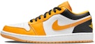 Sizing 커스텀 에어 조던 1 로우 '사쿠라 블랙 화이트 옐로우' 553558-701(Team10-云裳百合)