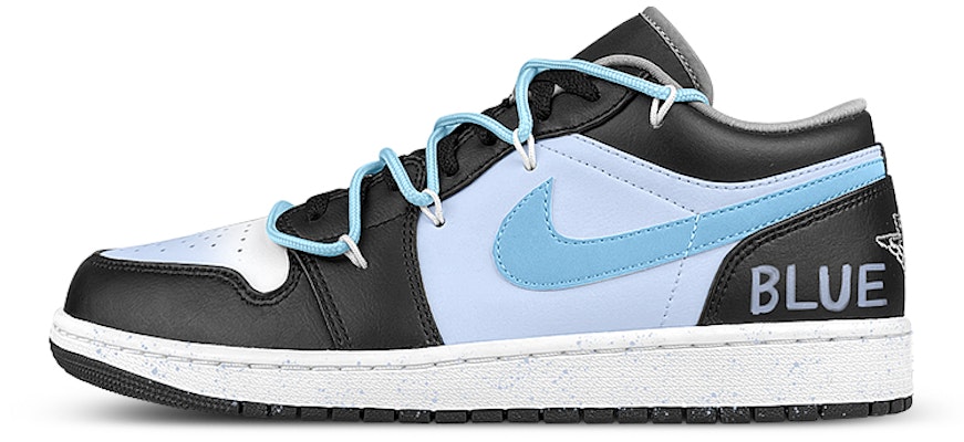 커스텀 에어 조던 1 로우 '섀도우 디컨 블랙 화이트 블루' 553558-040(Team47-男AJ蓝SBOX) Buy 커스텀 에어 조던 1 로우 '섀도우 디컨 블랙 화이트 블루' 553558-040(Team47-男AJ蓝SBOX)