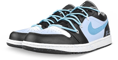 커스텀 에어 조던 1 로우 '섀도우 디컨 블랙 화이트 블루' 553558-040(Team47-男AJ蓝SBOX) Lookbook 커스텀 에어 조던 1 로우 '섀도우 디컨 블랙 화이트 블루' 553558-040(Team47-男AJ蓝SBOX)