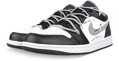 【定制球鞋】 Jordan Air Jordan 1 low 影子 禮盒 海鷗 解構 低幫 復古籃球鞋 男女同款 黑白灰 Shop 【定制球鞋】 Jordan Air Jordan 1 low 影子 禮盒 海鷗 解構 低幫 復古籃球鞋 男女同款 黑白灰