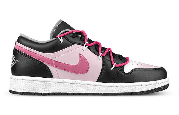 Order カスタムシューズ] エアジョーダン1 ロー 'シャドウスプラッター' 553558-040(Team47-男女AJ黑粉)