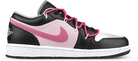 【訂製籃球鞋】Jordan Air Jordan 1 low 影子 潑墨 解構 低筒 復古籃球鞋 男女同款 黑白粉 Order 【訂製籃球鞋】Jordan Air Jordan 1 low 影子 潑墨 解構 低筒 復古籃球鞋 男女同款 黑白粉