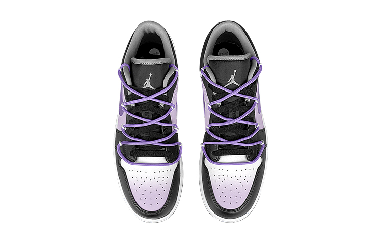 Shop Jordan 1 Low "Shadow Splatter" Negro/Morado 553558-040(Team47-男AJ紫SBOX)