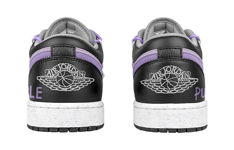 Purchase Jordan 1 Low "Shadow Splatter" Negro/Morado 553558-040(Team47-男AJ紫SBOX)