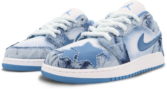 Zapatillas Air Jordan 1 Low 'Estrella de Denim Sencilla' DM8947-100(Team37-女款简约牛仔) Lookbook Zapatillas Air Jordan 1 Low 'Estrella de Denim Sencilla' DM8947-100(Team37-女款简约牛仔)