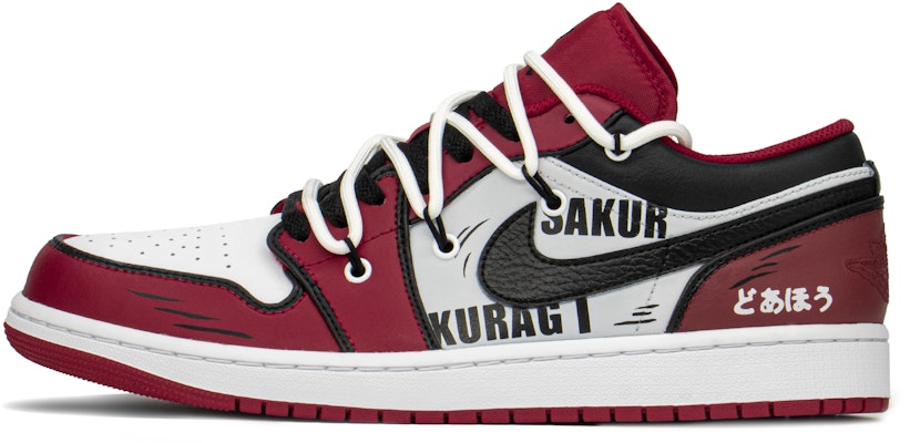 에어 조던 1 로우 '슬램덩크 블랙 레드 화이트' 커스텀 553558-163(TeamA-AJ男女灌篮高手) Buy 에어 조던 1 로우 '슬램덩크 블랙 레드 화이트' 커스텀 553558-163(TeamA-AJ男女灌篮高手)