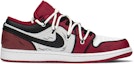 Order 에어 조던 1 로우 '슬램덩크 블랙 레드 화이트' 커스텀 553558-163(TeamA-AJ男女灌篮高手)