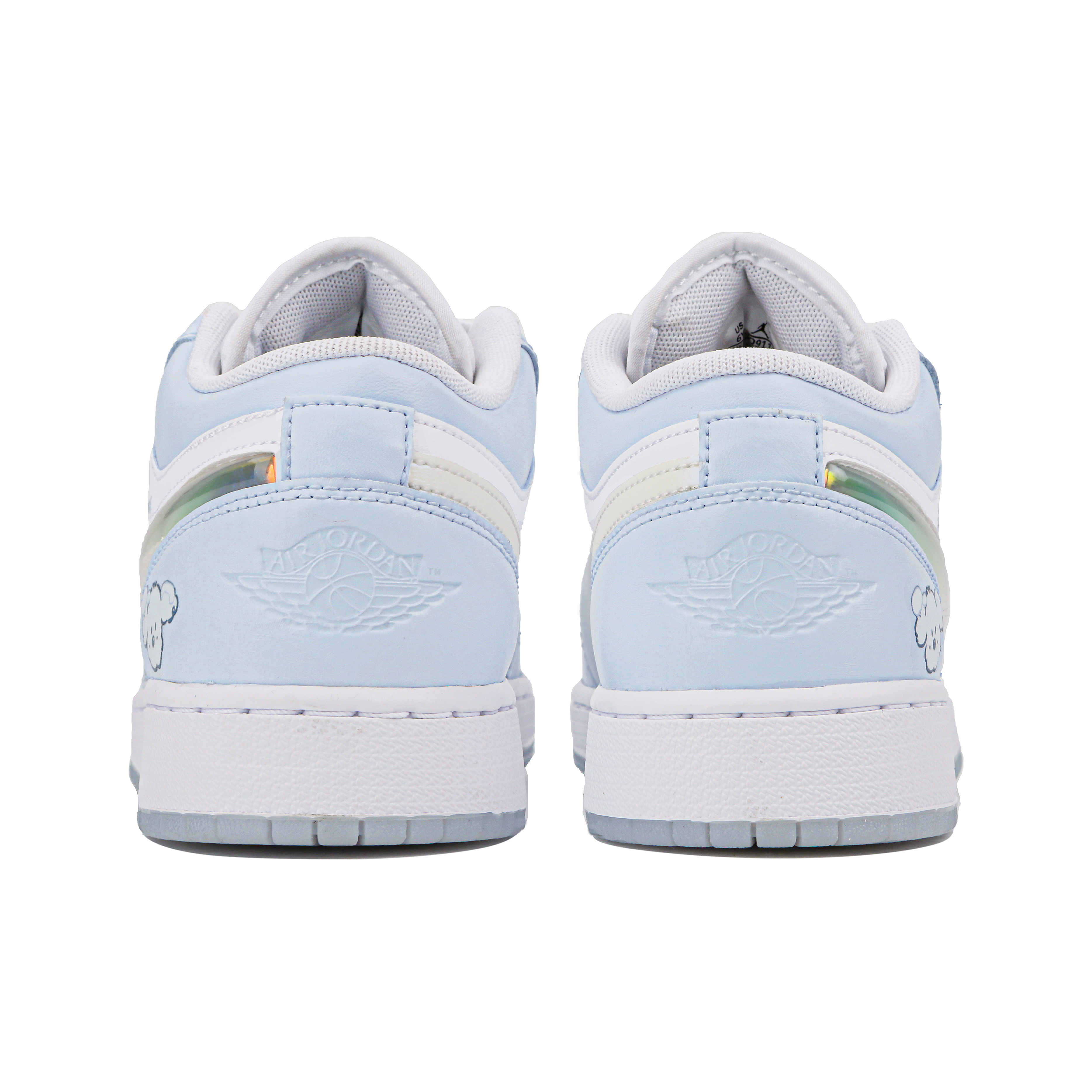 Shop 에어 조던 1 로우 '눈꽃 강아지' (커스텀 슈즈) FQ9112-100(Team4-女款冰雪小狗)