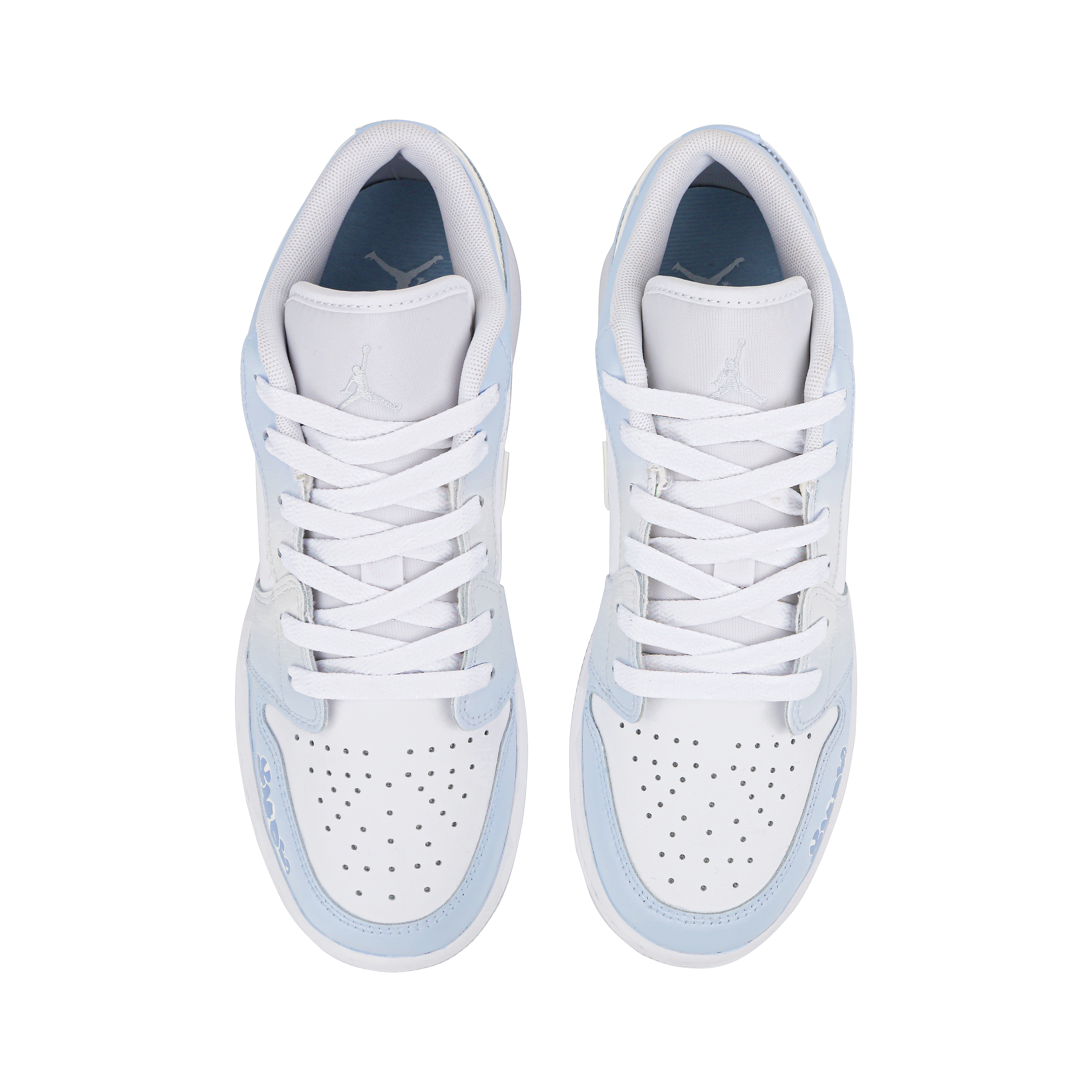 Purchase 에어 조던 1 로우 '눈꽃 강아지' (커스텀 슈즈) FQ9112-100(Team4-女款冰雪小狗)