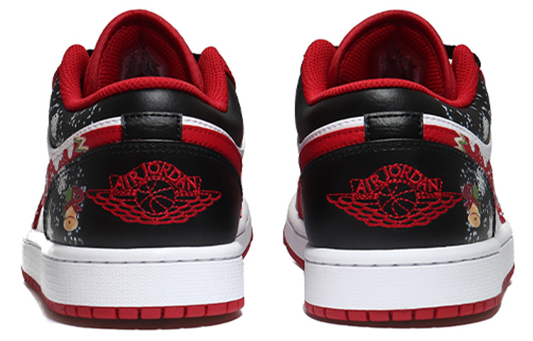 Purchase カスタムAJ1 Low "スノーフレーク" 553558-163(Team10-等雪落男红白黑QD)