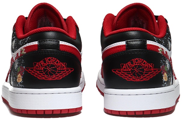 カスタムAJ1 Low "スノーフレーク" 553558-163(Team10-等雪落男红白黑QD) Purchase カスタムAJ1 Low "スノーフレーク" 553558-163(Team10-等雪落男红白黑QD)