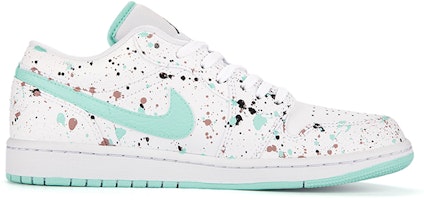 【定制鞋】Air Jordan 1 Low '斑点薄荷绿' 553560-130(Team18-AJ1女款蒂凡尼绿泼墨) Order 【定制鞋】Air Jordan 1 Low '斑点薄荷绿' 553560-130(Team18-AJ1女款蒂凡尼绿泼墨)