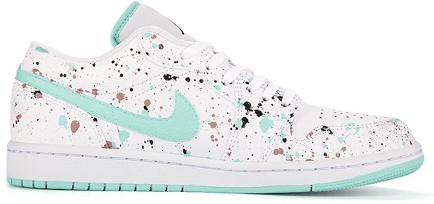 에어 조던 1 로우 '민트 스펙클' (커스텀) 553560-130(Team18-AJ1女款蒂凡尼绿泼墨) Order 에어 조던 1 로우 '민트 스펙클' (커스텀) 553560-130(Team18-AJ1女款蒂凡尼绿泼墨)