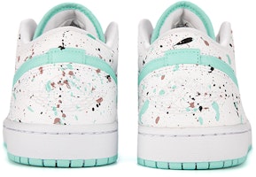 【定制鞋】Air Jordan 1 Low '斑点薄荷绿' 553560-130(Team18-AJ1女款蒂凡尼绿泼墨) Shop 【定制鞋】Air Jordan 1 Low '斑点薄荷绿' 553560-130(Team18-AJ1女款蒂凡尼绿泼墨)