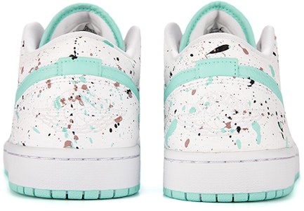 【定制鞋】Air Jordan 1 Low '斑点薄荷绿' 553560-130(Team18-AJ1女款蒂凡尼绿泼墨) Shop 【定制鞋】Air Jordan 1 Low '斑点薄荷绿' 553560-130(Team18-AJ1女款蒂凡尼绿泼墨)