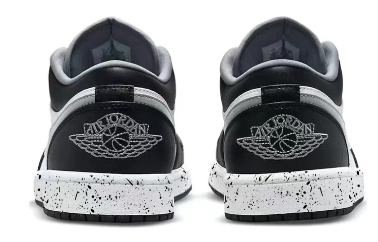 Shop [Zapatillas Personalizadas] Air Jordan 1 Low 'Splatter Panda Shadow' 553558-040(Team56-泼墨熊猫)