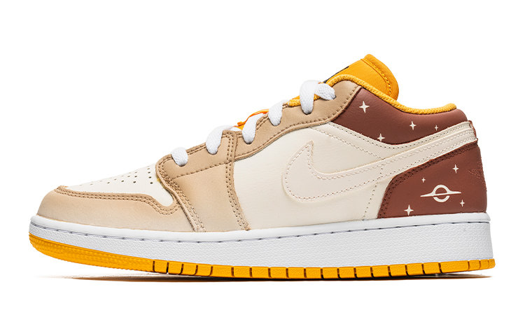 Order [カスタムシューズ] エアジョーダン1 ロー 'スターダストグラフィティ' 553560-701(Team22-女渐变棕红色A-BOX)