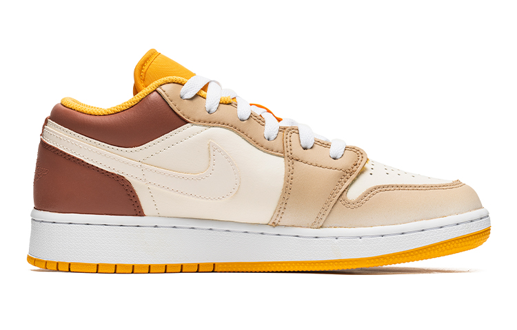 Lookbook [カスタムシューズ] エアジョーダン1 ロー 'スターダストグラフィティ' 553560-701(Team22-女渐变棕红色A-BOX)