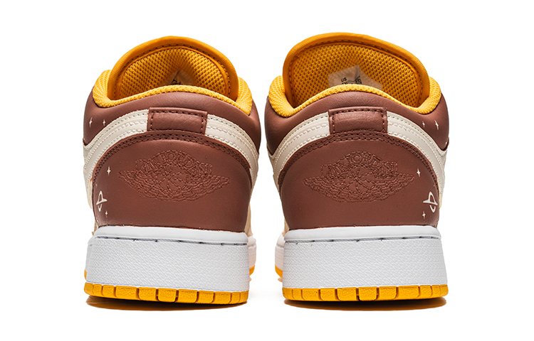 Purchase [カスタムシューズ] エアジョーダン1 ロー 'スターダストグラフィティ' 553560-701(Team22-女渐变棕红色A-BOX)