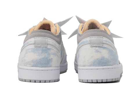 【定製球鞋】 Jordan Air Jordan 1 Low 達芬奇定製 星落 牛仔 簡約 扎染 低幫 復古籃球鞋 男款 灰藍 Shop 【定製球鞋】 Jordan Air Jordan 1 Low 達芬奇定製 星落 牛仔 簡約 扎染 低幫 復古籃球鞋 男款 灰藍