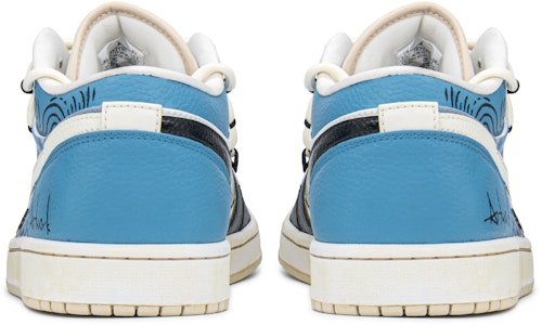 에어 조던 1 로우 '별밤 해체 라이트닝 블루' (커스텀) FB7168-121(TeamA-AJ星月夜) Shop 에어 조던 1 로우 '별밤 해체 라이트닝 블루' (커스텀) FB7168-121(TeamA-AJ星月夜)