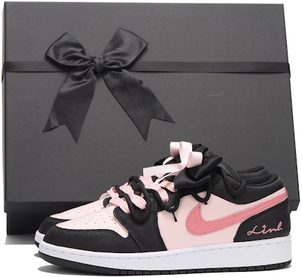 에어 조던 1 로우 '딸기 블랙-핑크' 커스텀 DX4374-008(Team拾伍-黑粉SBOX) Buy 에어 조던 1 로우 '딸기 블랙-핑크' 커스텀 DX4374-008(Team拾伍-黑粉SBOX)