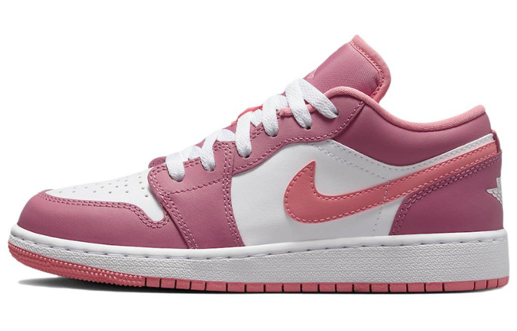 Purchase [Sepatu Kustom] Air Jordan 1 Low 'Strawberry Star Beruang Pink Putih' 553560-616(Team13-草莓童话小熊B)