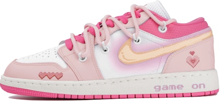 【定製籃球鞋】Jordan Air Jordan 1 低筒 濃情蜜意 夏日小分隊 甜美姐 原宿復古籃球鞋 GS 粉 Buy 【定製籃球鞋】Jordan Air Jordan 1 低筒 濃情蜜意 夏日小分隊 甜美姐 原宿復古籃球鞋 GS 粉