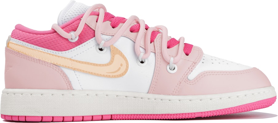【定製籃球鞋】Jordan Air Jordan 1 低筒 濃情蜜意 夏日小分隊 甜美姐 原宿復古籃球鞋 GS 粉 Order 【定製籃球鞋】Jordan Air Jordan 1 低筒 濃情蜜意 夏日小分隊 甜美姐 原宿復古籃球鞋 GS 粉