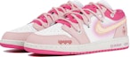 Lookbook 【定製籃球鞋】Jordan Air Jordan 1 低筒 濃情蜜意 夏日小分隊 甜美姐 原宿復古籃球鞋 GS 粉