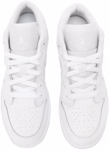 【定製球鞋】 Jordan Air Jordan 1 Low 施華洛世奇水晶鑲鑽休閒低幫復古籃球鞋 GS 白 Shop 【定製球鞋】 Jordan Air Jordan 1 Low 施華洛世奇水晶鑲鑽休閒低幫復古籃球鞋 GS 白