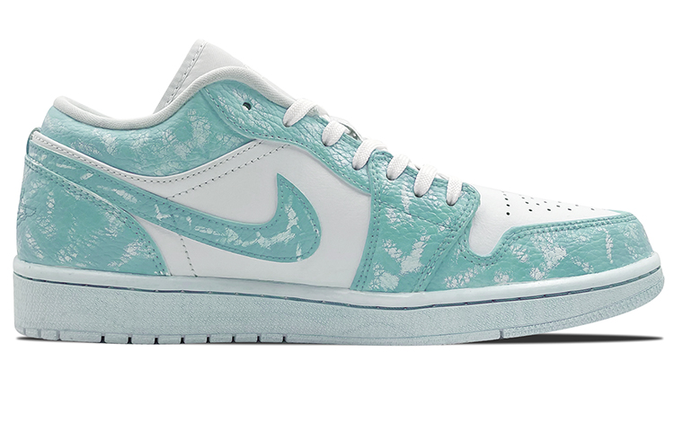 Order Zapatillas personalizadas Air Jordan 1 Low 'Tiffany Green Rascable' 553558-112(TeamE--浸染-刮刮乐-绿色)