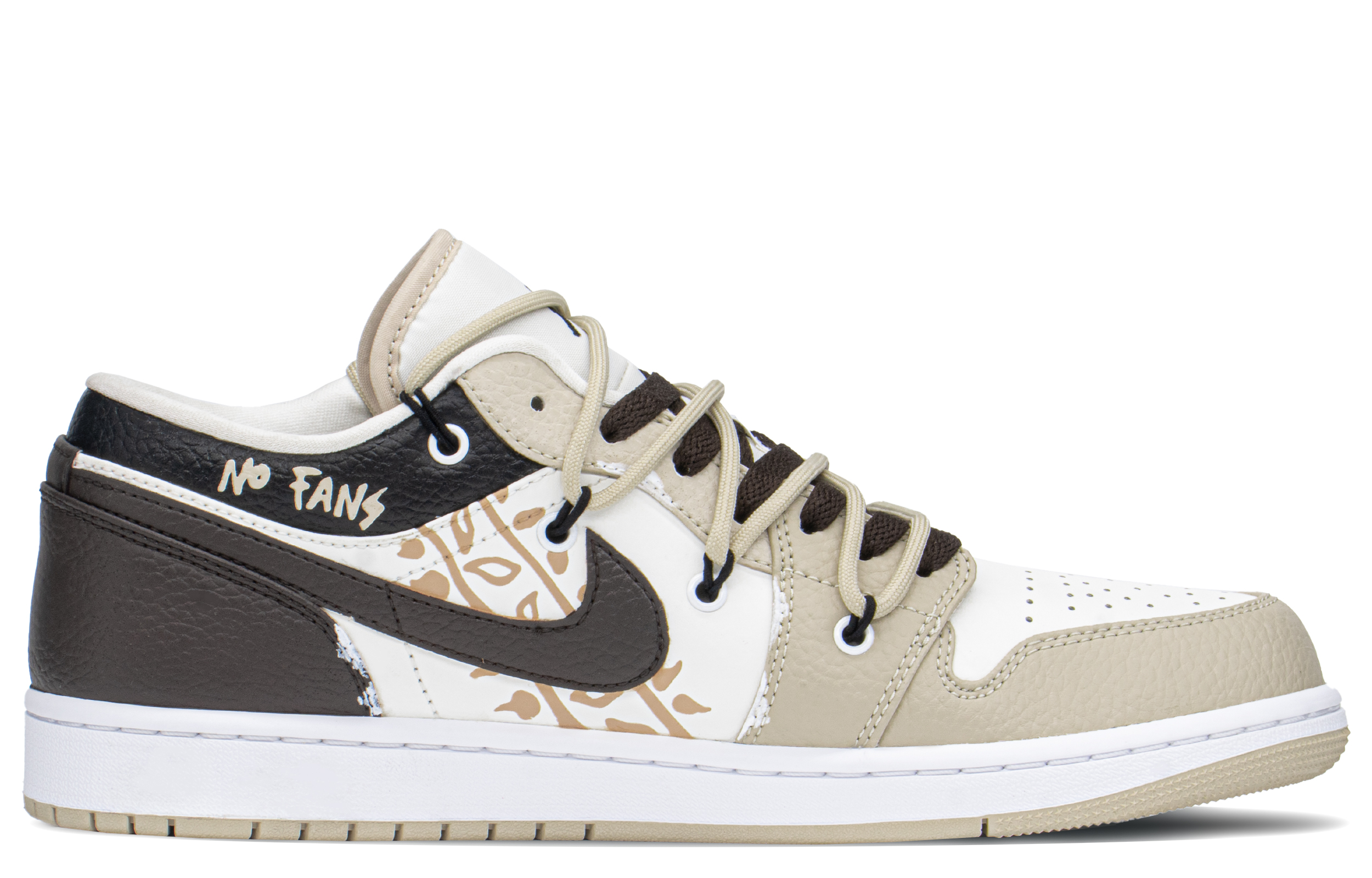 Order [Sepatu Kustom] Air Jordan 1 Low 'Valentine's Brown-Milk Tea' FB7168-121(TeamA-AJ搞怪棕S-BOX)