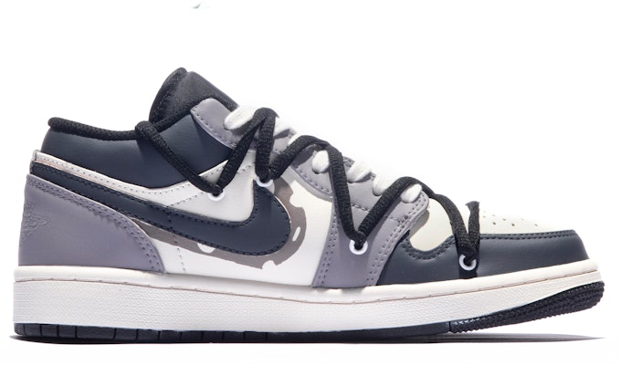 커스텀 에어 조던 1 로우 '발렌타인 블랙 그레이 크림' 553558-062(TeamM-男款月色S-BOX) Lookbook 커스텀 에어 조던 1 로우 '발렌타인 블랙 그레이 크림' 553558-062(TeamM-男款月色S-BOX)