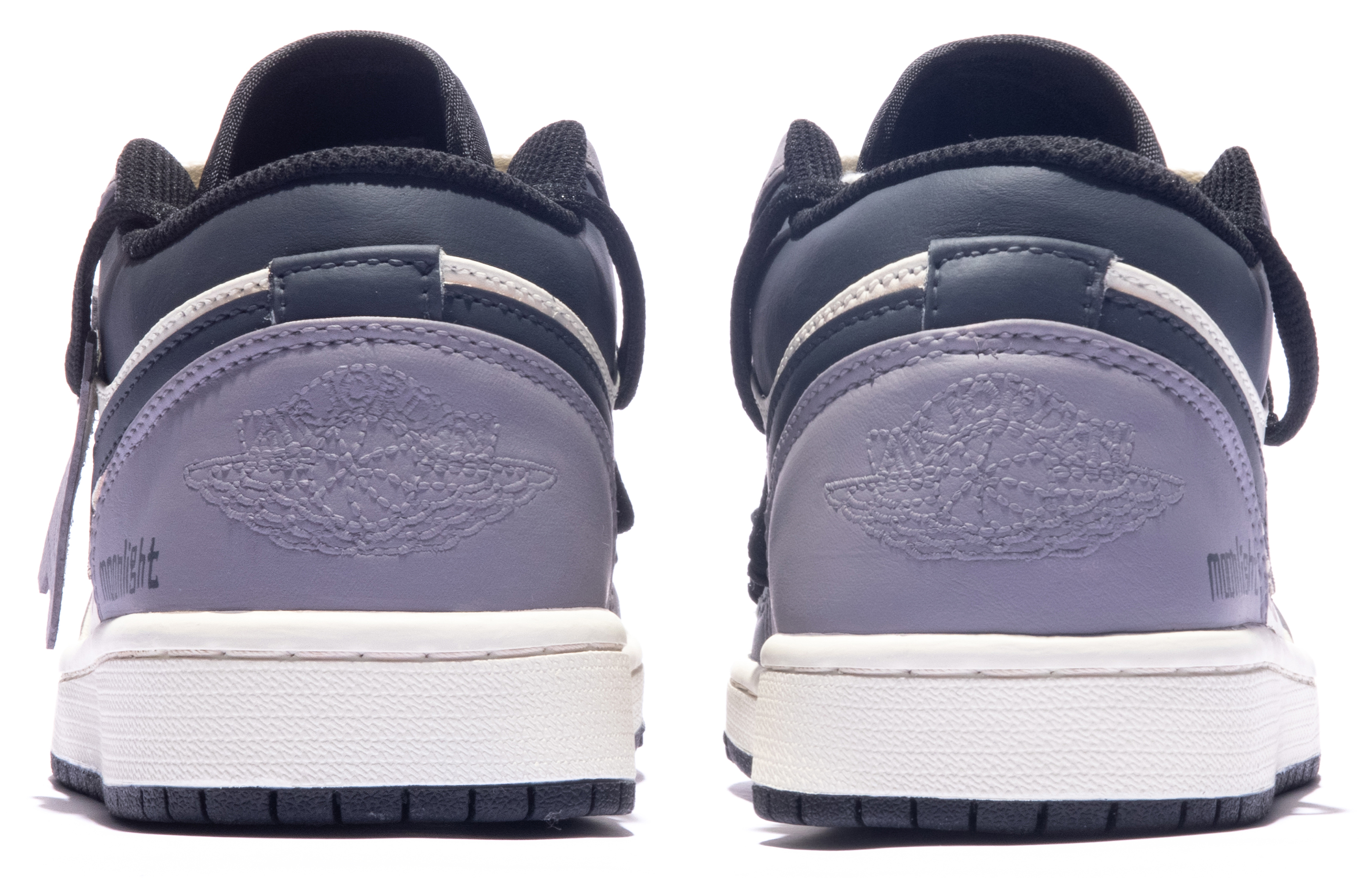 Purchase 【定制球鞋】Jordan Air Jordan 1 Low 特殊鞋盒 月色 情人節 復古 做舊 低幫 復古籃球鞋 男款 黑灰米