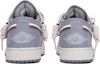 Shop 【定制鞋款】Jordan Air Jordan 1 Low 暗夜生花 情人節 低筒 復古籃球鞋 GS 灰粉