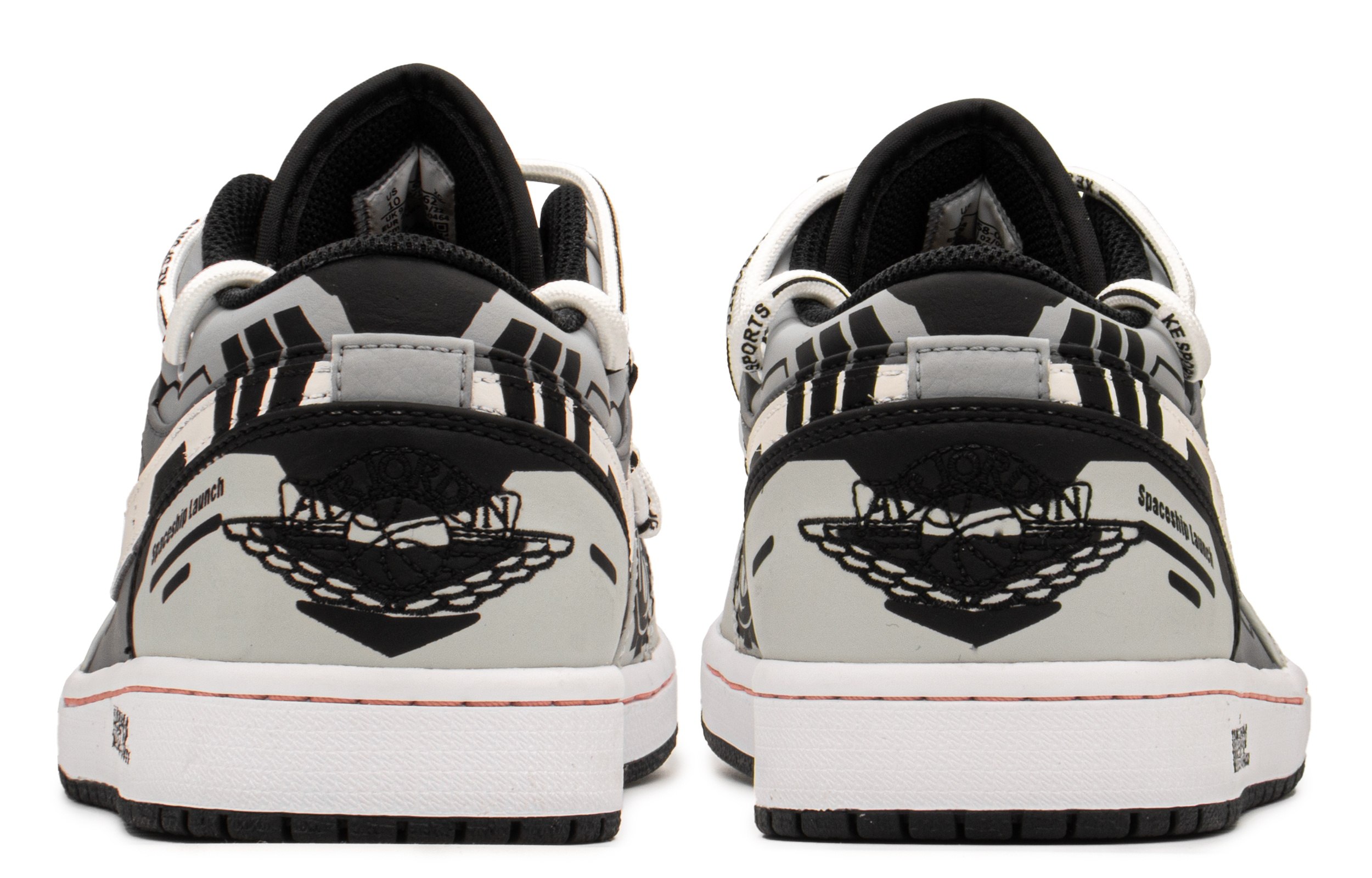 Purchase [定制鞋款] Air Jordan 1 Low '情人节灰色' 553558-062(TeamA-AJ高级机械男S-BOX)